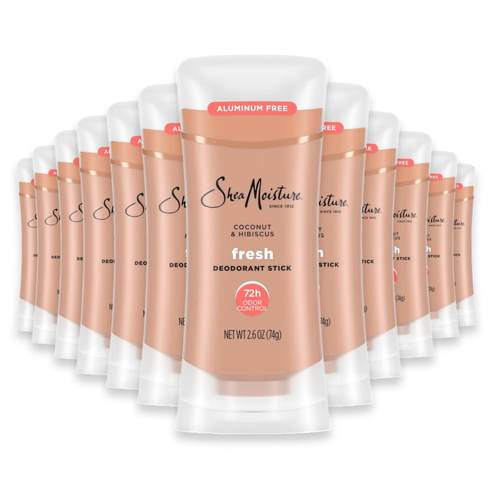 SheaMoisture Coconut Hibiscus Deodorant - 2.6 oz - 12 Pack