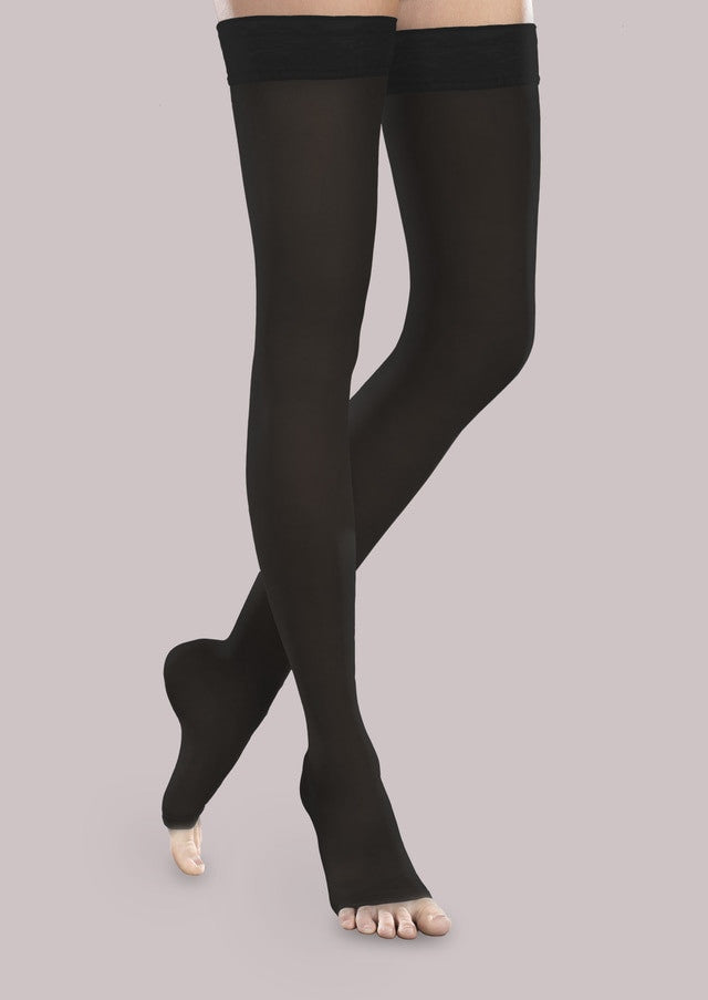 Sheer Ease by Therafirm® Open-Toe Thigh-High 20-30mmHg