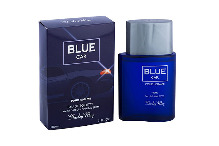 Shirley May Blue Car For Men Eau de Toilette - 100 ML - authentic fragrance from Brands Warehouse Canada