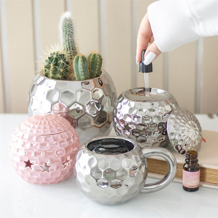 Silver Disco Ball Vase 🇬🇧