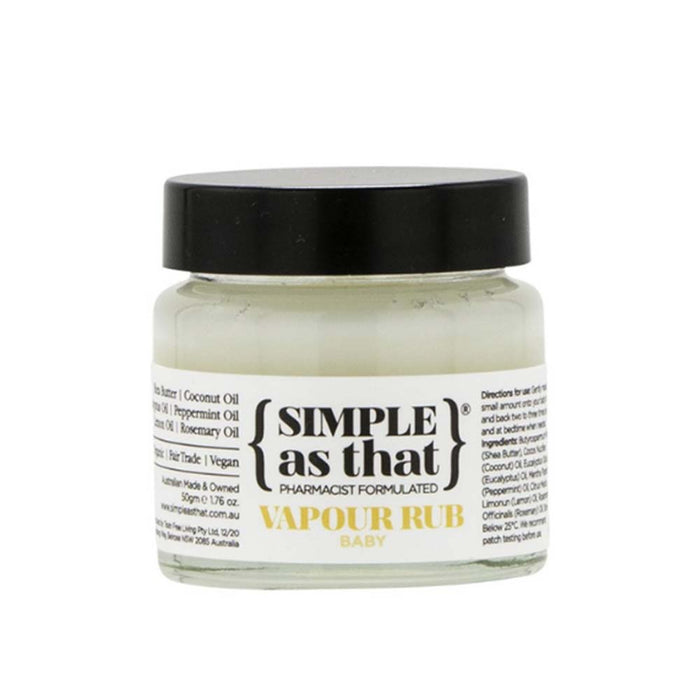 Simple As That Vapour Rub Baby - 50g - L'Organic