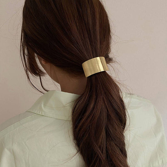 SIMPLE BRUSHED TEMPERAMENT HAIR SCRUNCHIES_CWAHA2661