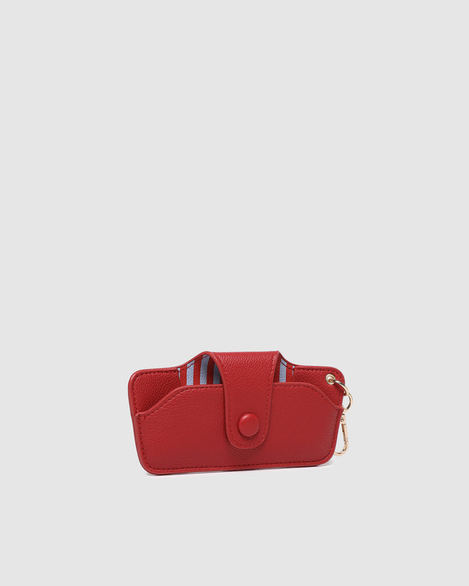 Skittle Sunglass Case - Red/Sky Blue