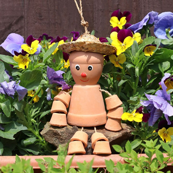 Small Terracotta Pot Man 🇬🇧