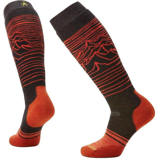 SMARTWOOL Men's Snowboard Iguchi Pattern Over The Calf Full Cushion Socks