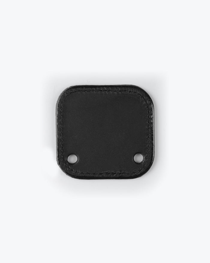 SOCP® Leather Backplate Black - Back View Plain Leather Surface | Benchmade Knife Co.