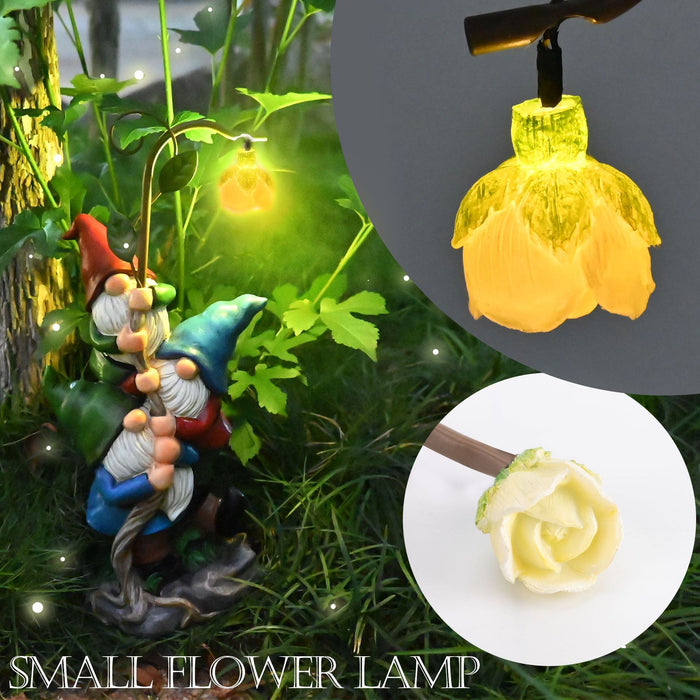 Solar Gradient Lights Three Garden Decorations 🇨🇳
