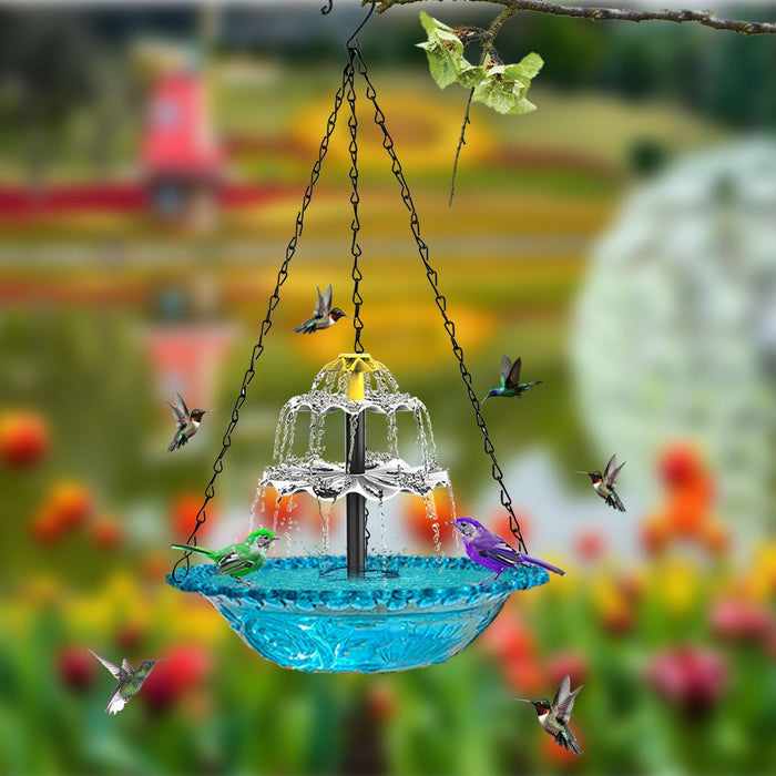 Solar-Powered Fountain Bird Feeder Bird Bath 🇨🇳