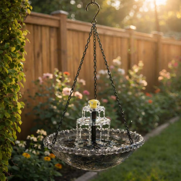 Solar-Powered Fountain Bird Feeder Bird Bath 🇨🇳