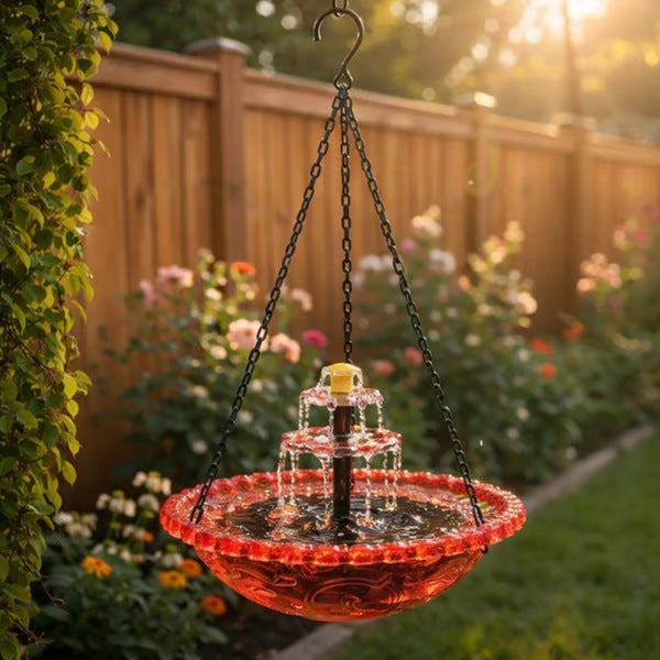 Solar-Powered Fountain Bird Feeder Bird Bath 🇨🇳