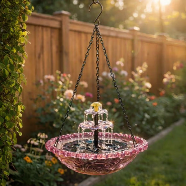 Solar-Powered Fountain Bird Feeder Bird Bath 🇨🇳