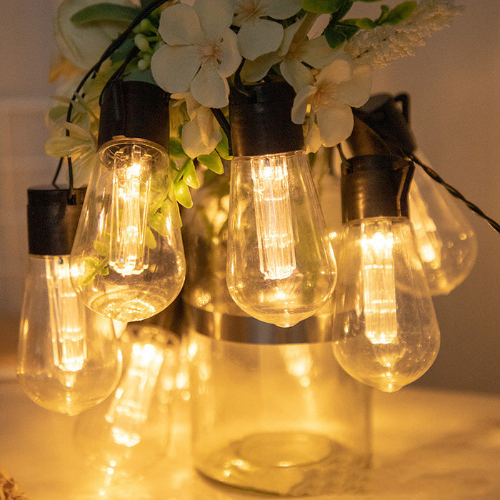 Solar Water Drop Bulb Lantern Outdoor Garden  Wedding Lights 🇨🇳