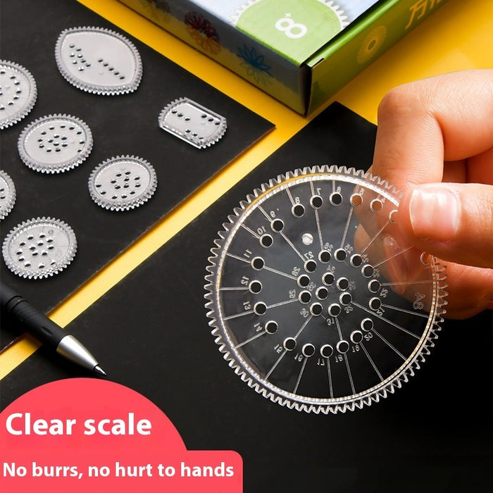 Spirograph Variety Drawing Ruler Educational Toys