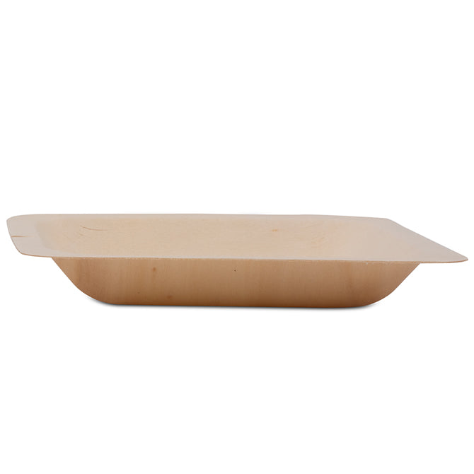 Square Poplar Wood Plate 5.5 inch