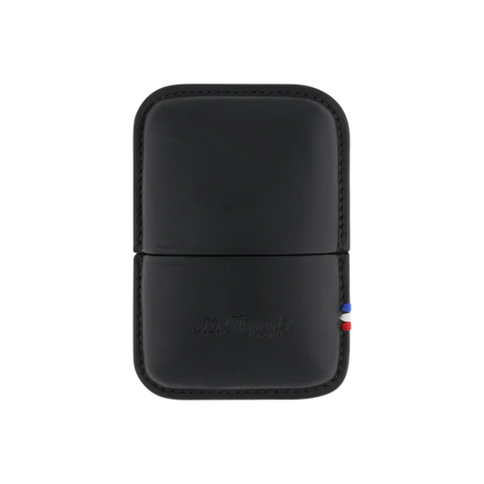 S.T. Dupont Line 2 Leather Lighter Case Black - 183070