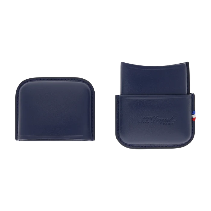 S.T. Dupont Line 2 Leather Lighter Case Blue - 183073