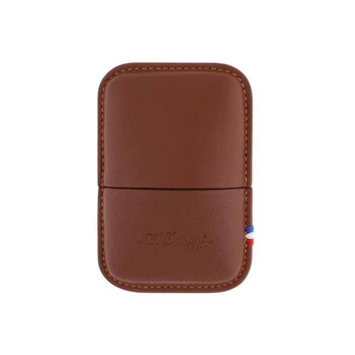 S.T. Dupont Line 2 Leather Lighter Case Brown - 183071
