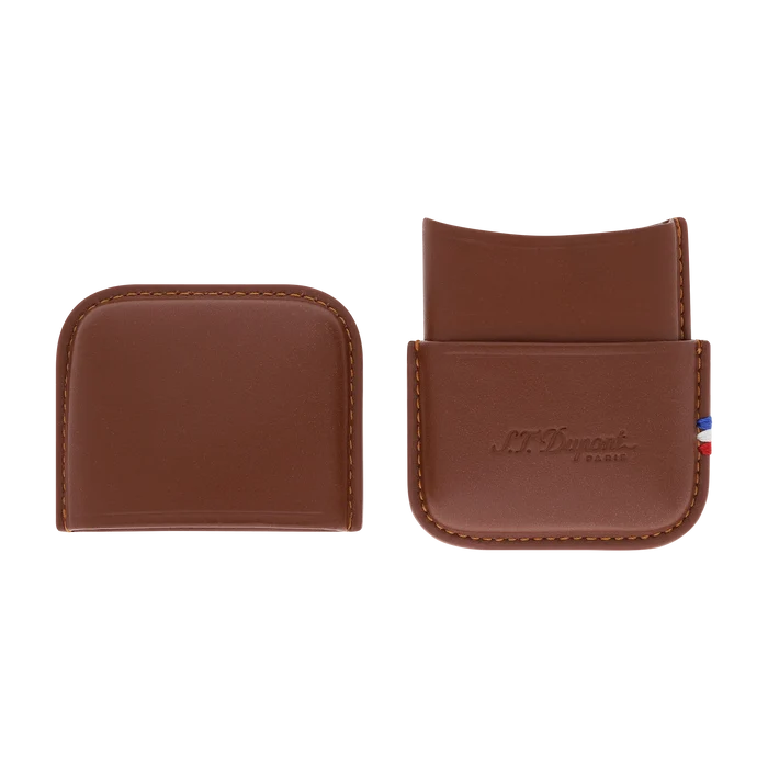 S.T. Dupont Line 2 Leather Lighter Case Brown - 183071