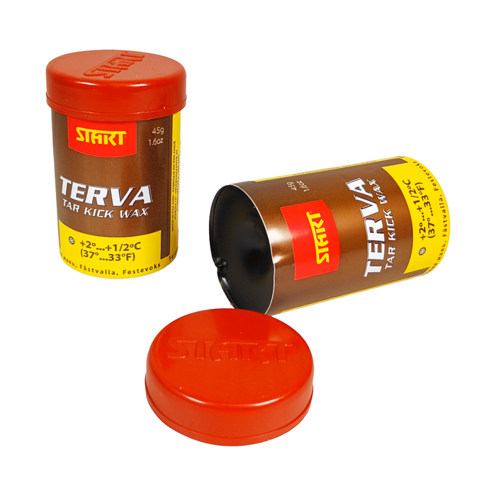 A product picture of the Start Terva (Tar) Plus Yellow Kickwax (2C/0.5C) | 45g