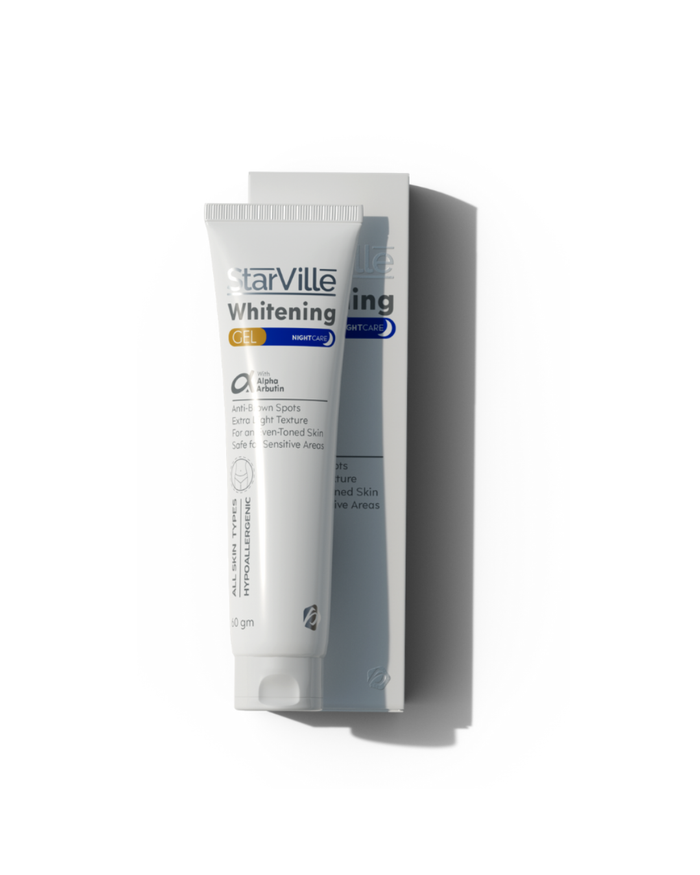 Starville Whitening Night Care Gel 60 gm - ستار فيل وايتنينج نايت كير جيل 60 جم