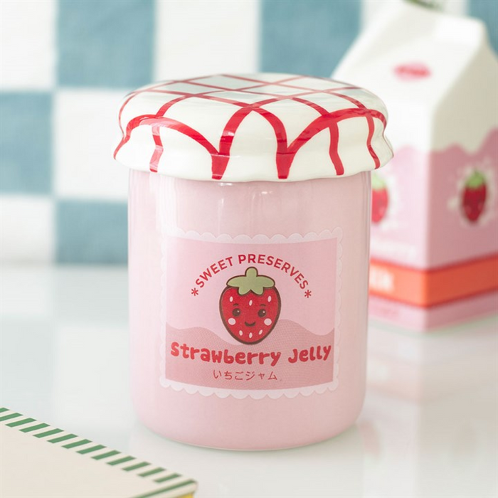 Strawberry Jelly Jar Oil Burner and Wax Warmer 🇬🇧