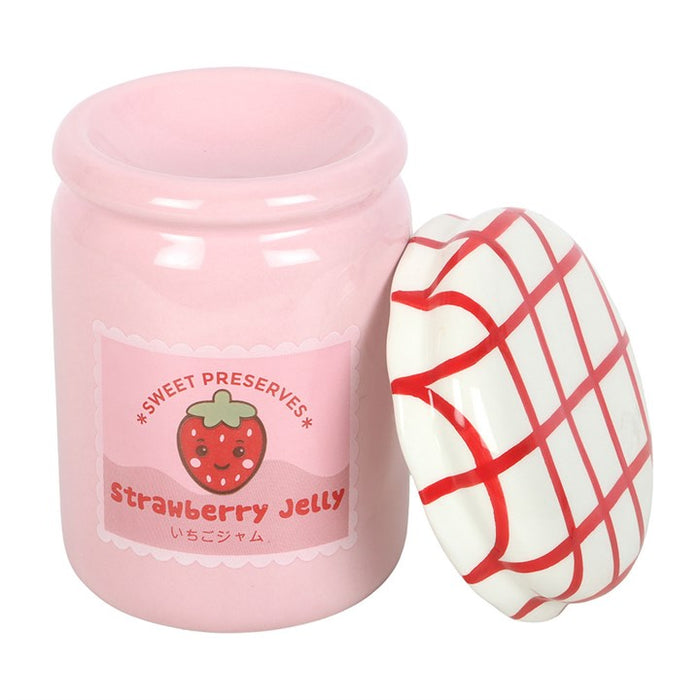 Strawberry Jelly Jar Oil Burner and Wax Warmer 🇬🇧
