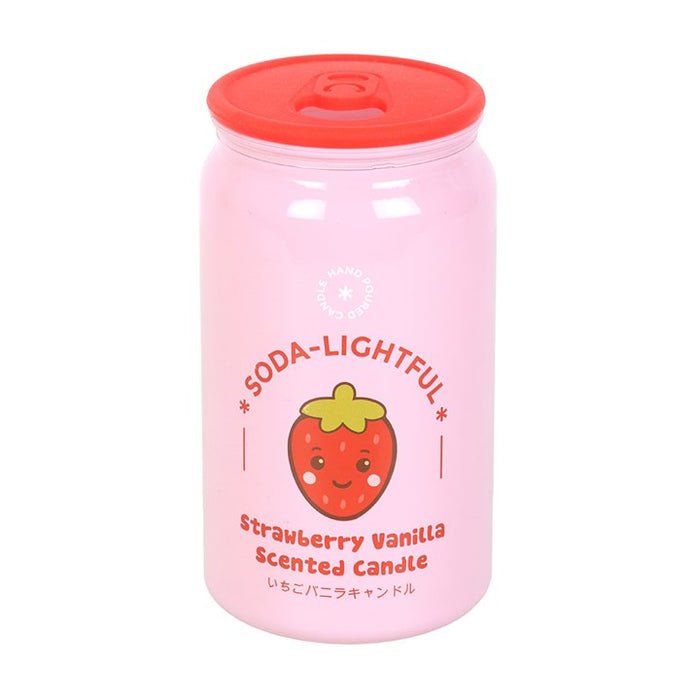 Strawberry Vanilla Soda Can Candle 🇬🇧