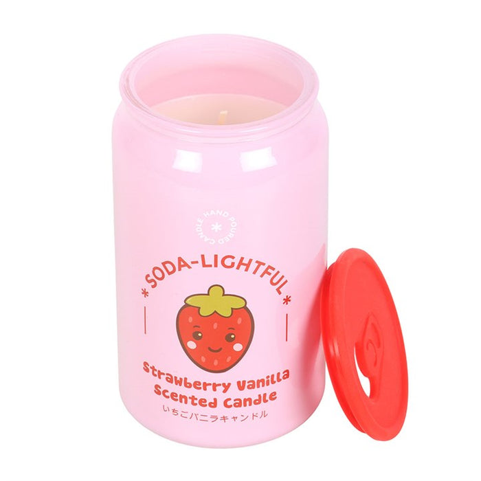 Strawberry Vanilla Soda Can Candle 🇬🇧