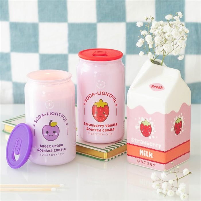 Strawberry Vanilla Soda Can Candle 🇬🇧