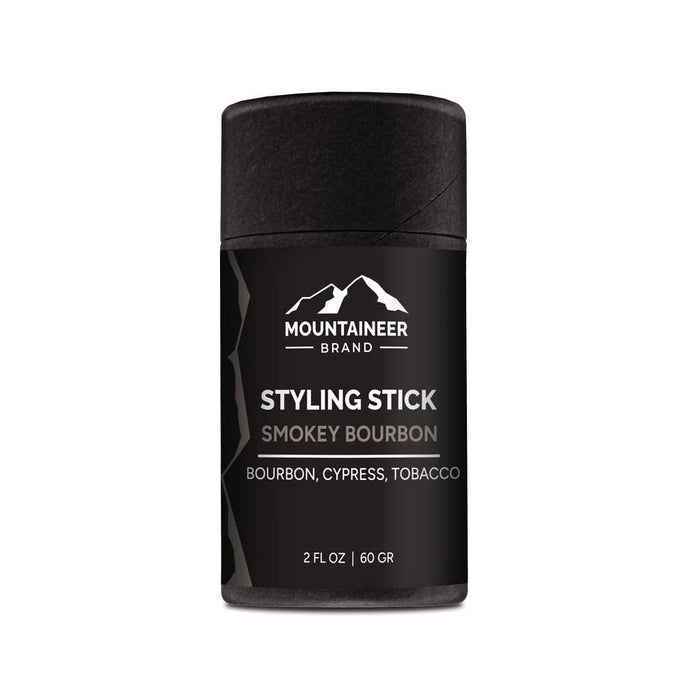 Organic Mountaineer Brand Products Styling Stick - 9 Scents Available on a white background.