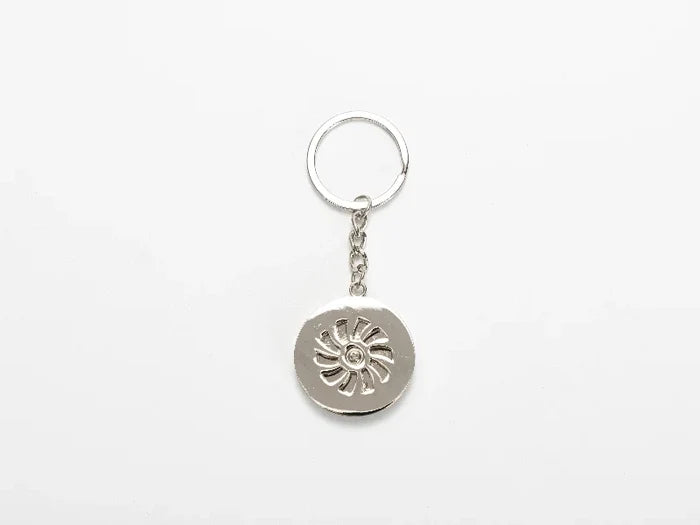 Sublimation Blank Metal Rotatable Keychain（Round）