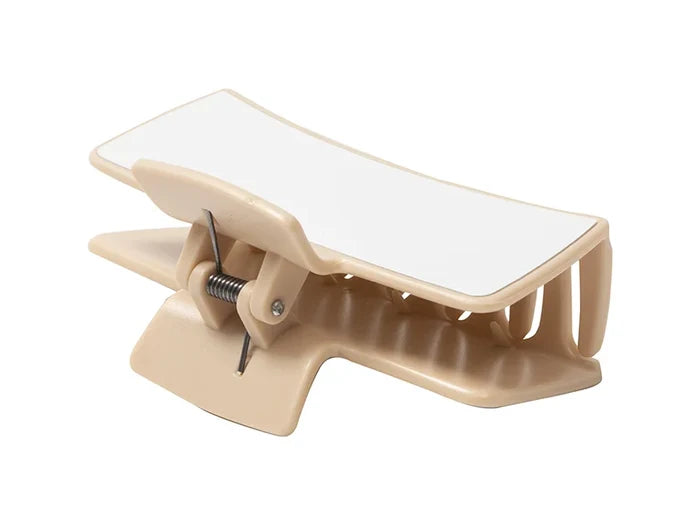 Sublimation Blanks Adult Ponytail Clip w/ Insert(Cream color,5.4*10.5*4.2cm)
