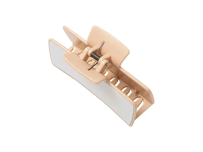 Sublimation Blanks Adult Ponytail Clip w/ Insert(Cream color,5.4*10.5*4.2cm)