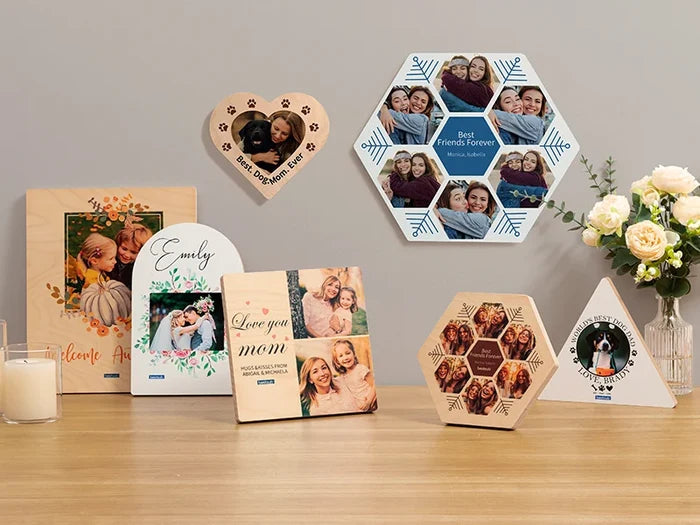 Sublimation Blanks Hexagonal Photo Frame(25.4*30.5*1.5cm)