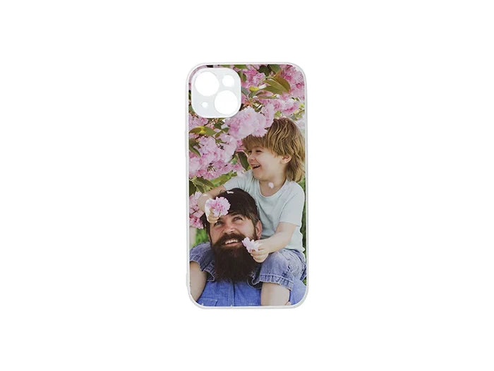 Sublimation Blanks iPhone 14 Plus Cover w/o insert (Rubber, Clear)