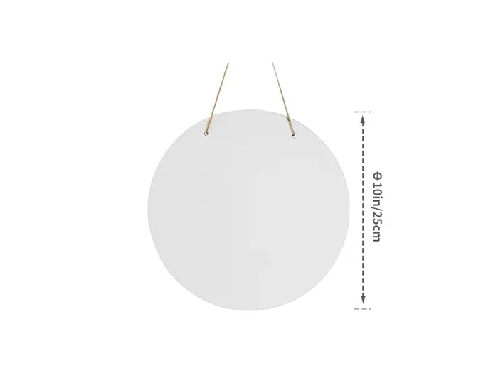 Sublimation Blanks Round MDF Sign (φ25cm)