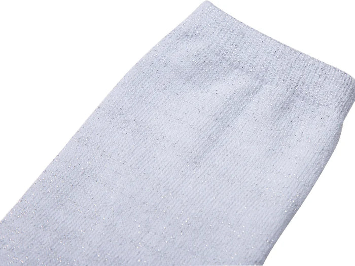 Sublimation Silver Silk Glitter Socks (7.5*35cm)