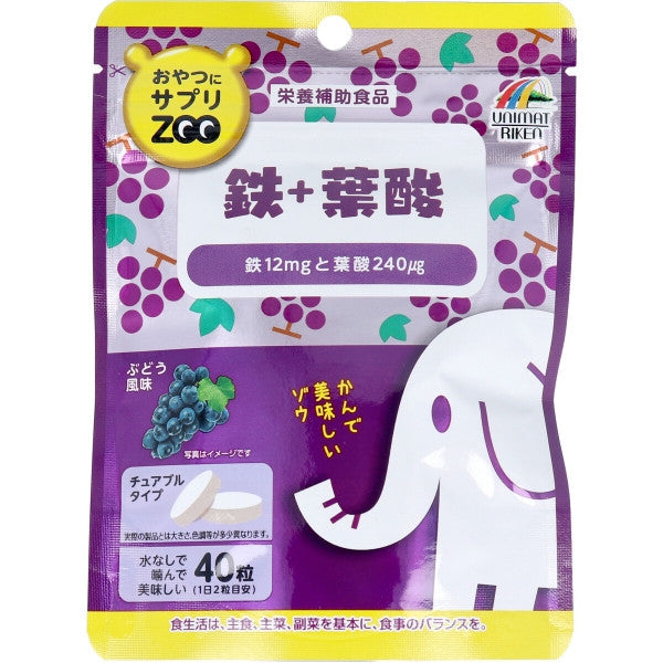 Supplement ZOO Series For Snacks 40TB Iron+Folic acid