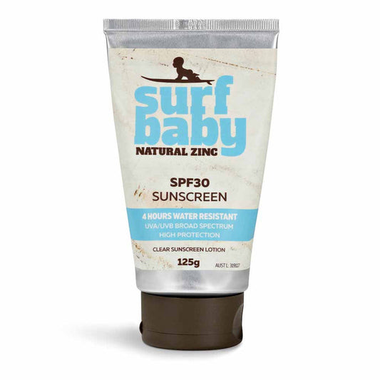 SURFMUD Surf Baby Natural Zinc Sunscreen Lotion SPF 30 - 125g - L'Organic