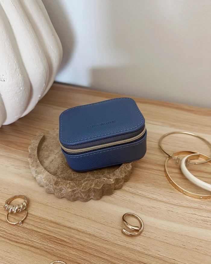 Suzie Jewellery Box - Steel Blue