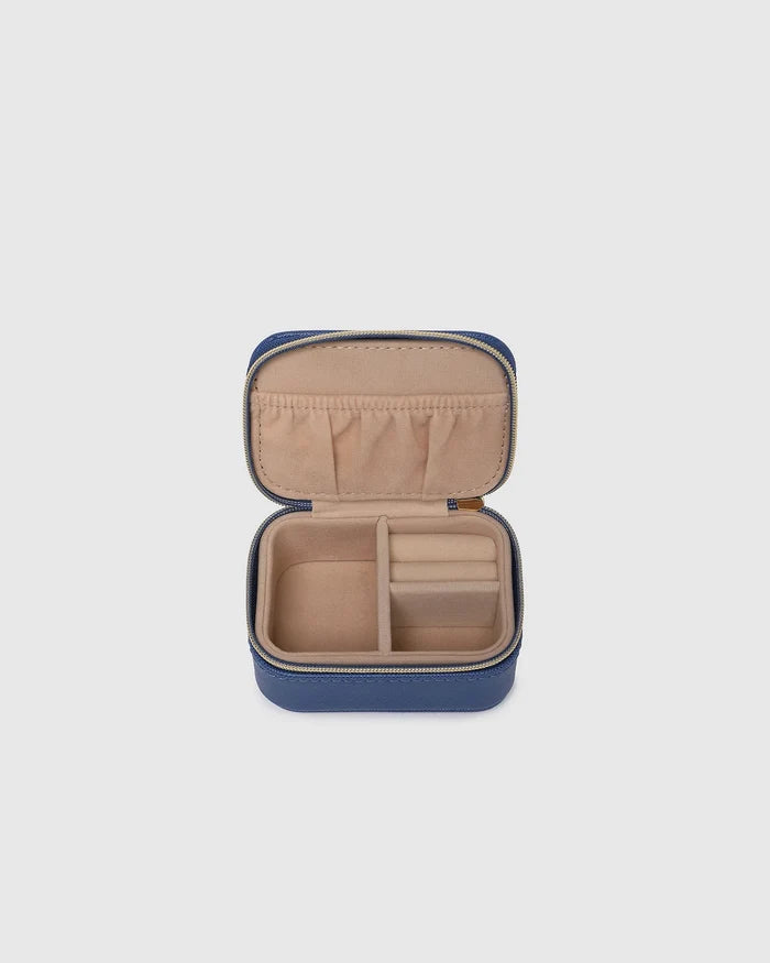 Suzie Jewellery Box - Steel Blue