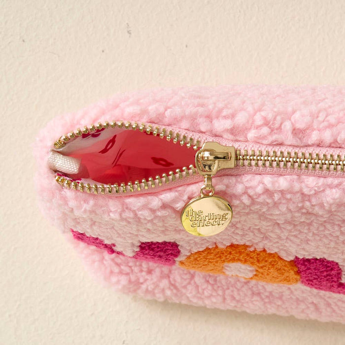 Teddy Pouch- Pink Howdy