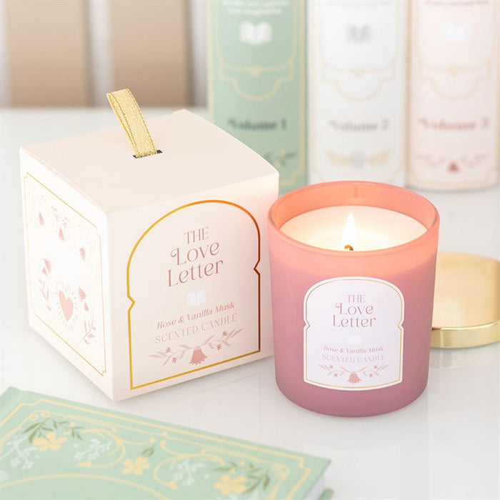 The Love Letter Rose & Vanilla Musk Candle 🇬🇧