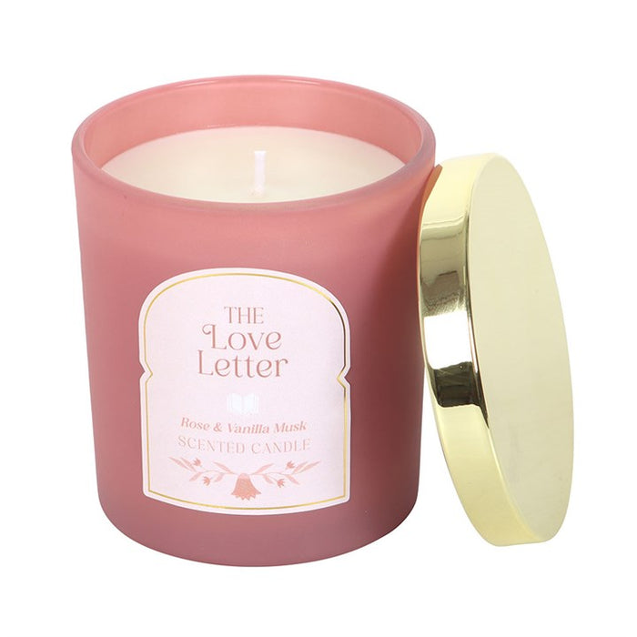 The Love Letter Rose & Vanilla Musk Candle 🇬🇧