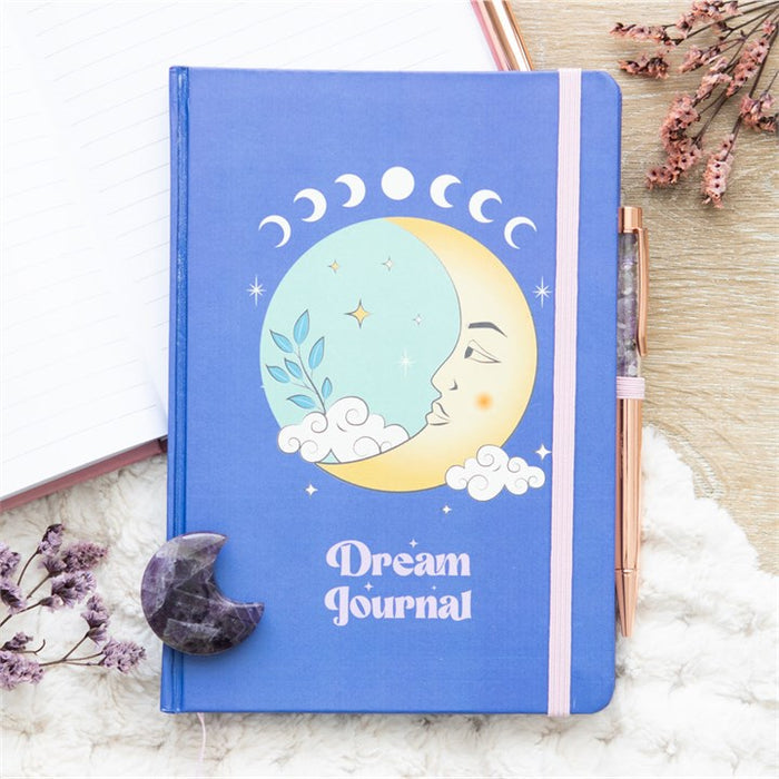 The Moon Dream Journal with Amethyst Pen 🇬🇧