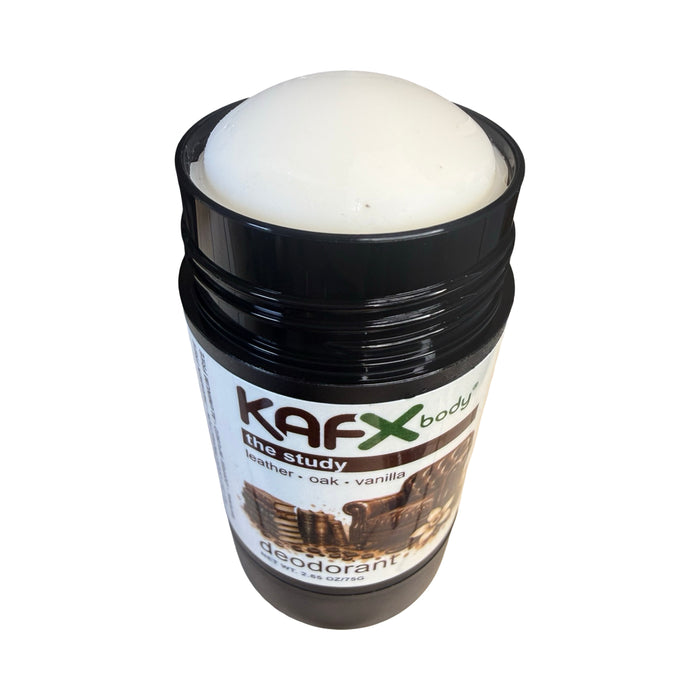 The Study Natural Deodorant | Leather, Wood & Vanilla