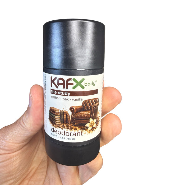 The Study Natural Deodorant | Leather, Wood & Vanilla