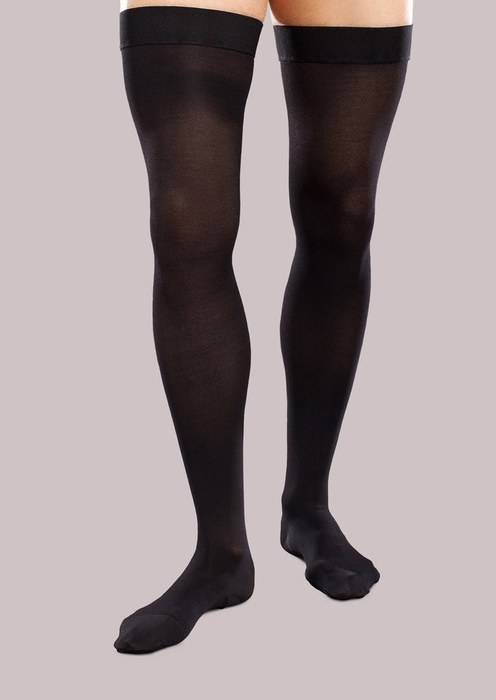 Therafirm EASE Opaque Moderate Support Men's Thigh High  20-30mmHg