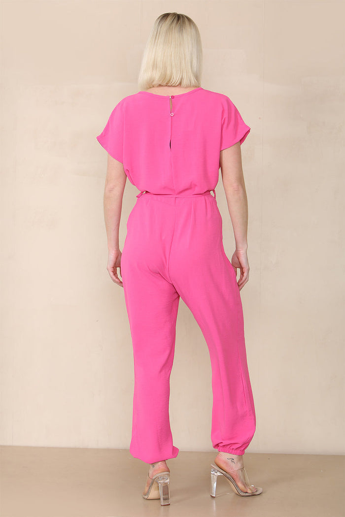 Tie Waist Stylish Harem Jumpsuit 🇬🇧