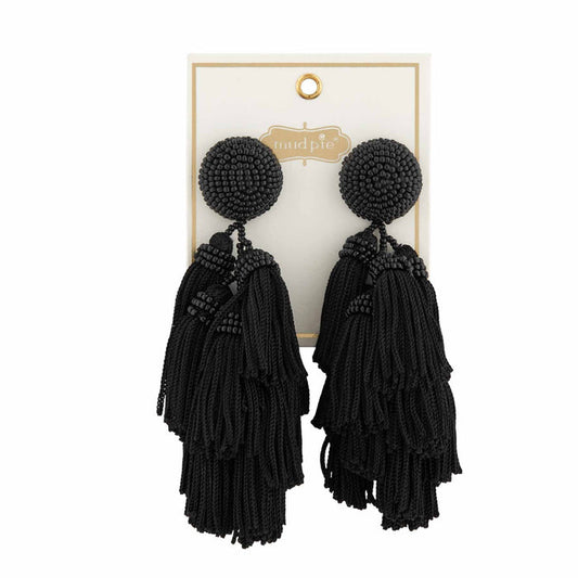Tiered Tassel Earrings